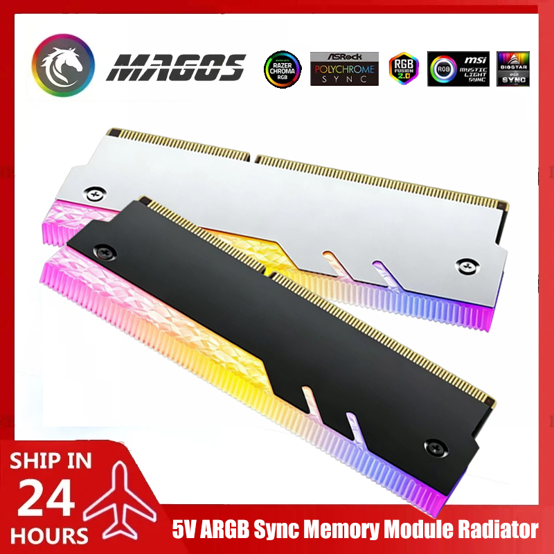Ddr3 Ram - مبرد ذاكرة الكمبيوتر المكتبي 5V ARGB،
