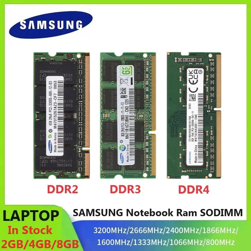 Ddr2 Ram - كمبيوتر محمول سامسونج ميموريا DDR4 DDR3