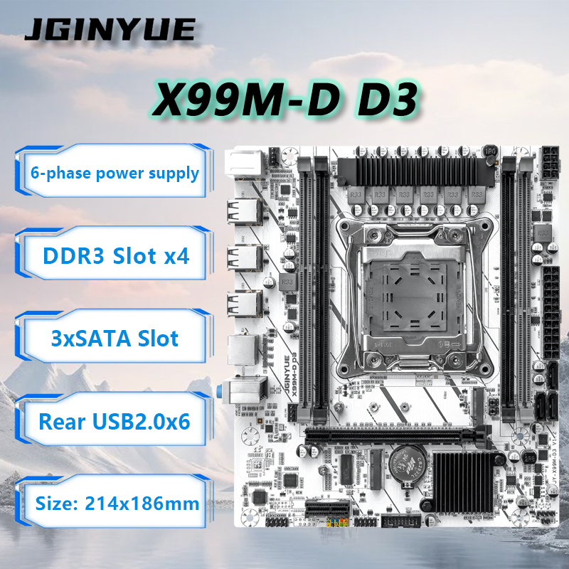 Ecc Ram Server - لوحة أم JGINYUE X99 LGA2011-3 M-ATX