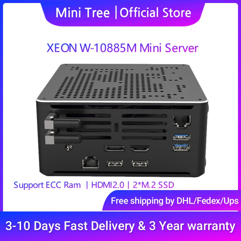 Ecc Ram Server - كمبيوتر ألعاب صغير Intel Xeon ،