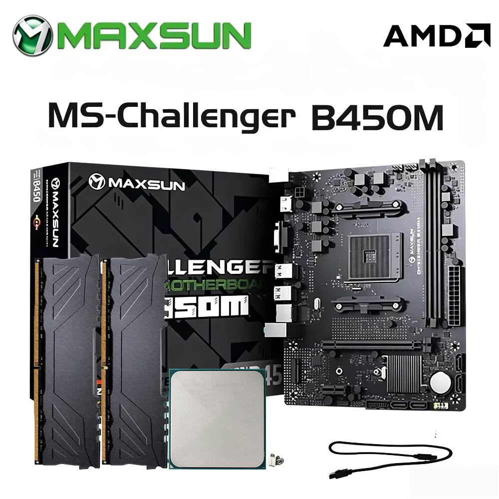 Ddr4 3200Mhz - لوحة أم ماكسون B450 + معالج