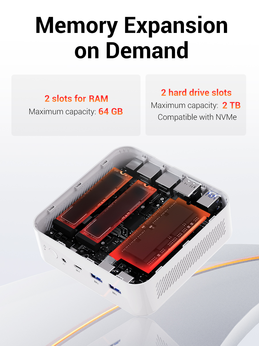 كمبيوتر مكتبي صغير FIREBAT AM0 - مراجعة Ram Memory Module وسعره