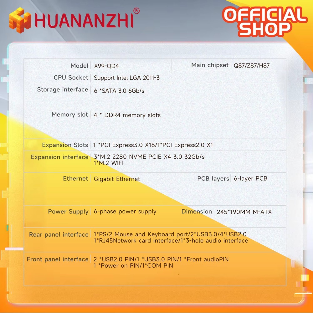 لوحة أم HUANANZHI X99 QD4 LGA  - مراجعة Server Memory Ddr4 وسعره