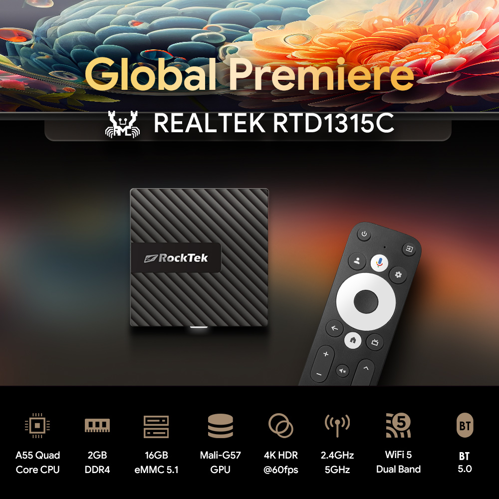 دونجل تلفزيون RockTek GB1 معتم - مراجعة Ddr4 32Gb وسعره