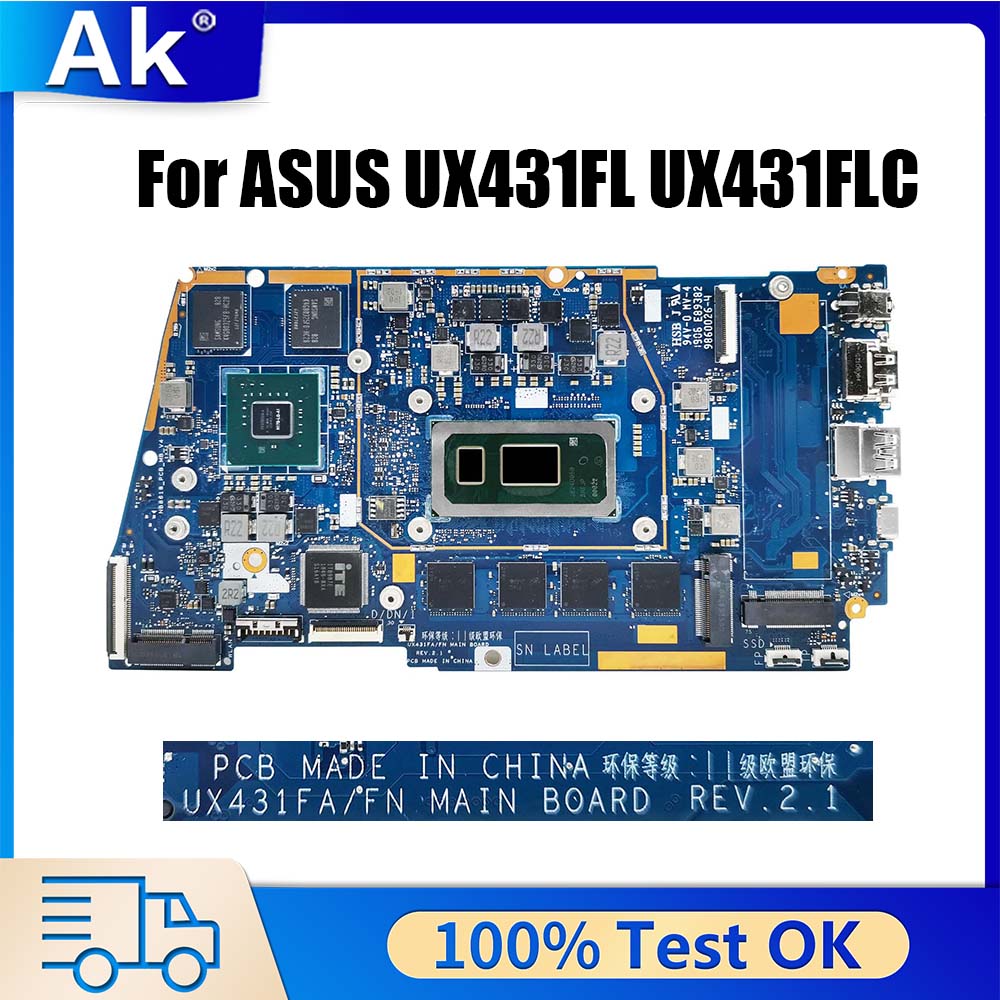 UX431FA UX431FN اللوحة الأم ل  - مراجعة Ddr4 8Gb وسعره